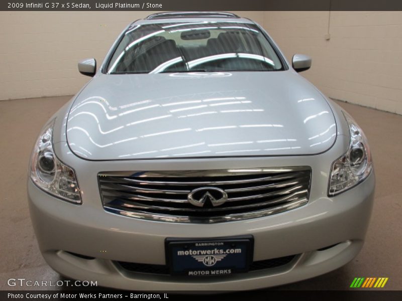 Liquid Platinum / Stone 2009 Infiniti G 37 x S Sedan