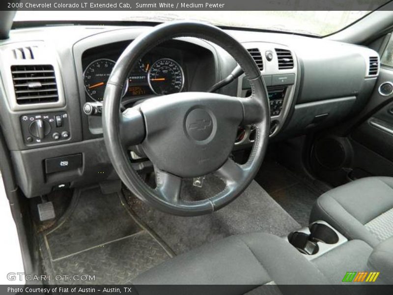 Summit White / Medium Pewter 2008 Chevrolet Colorado LT Extended Cab