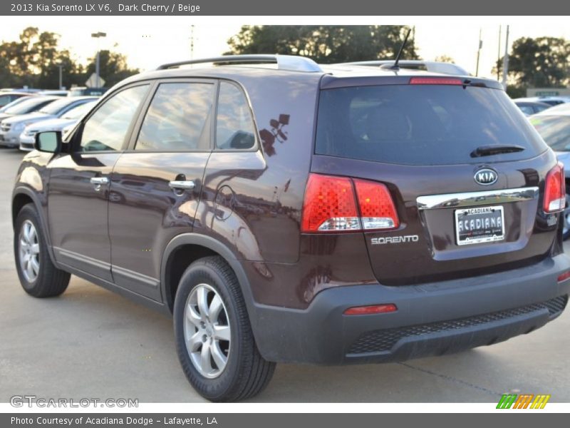 Dark Cherry / Beige 2013 Kia Sorento LX V6