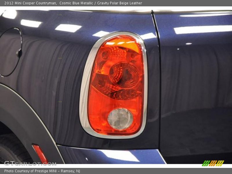 Cosmic Blue Metallic / Gravity Polar Beige Leather 2012 Mini Cooper Countryman