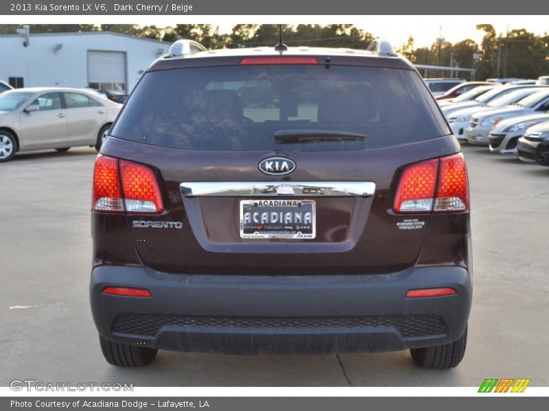 Dark Cherry / Beige 2013 Kia Sorento LX V6