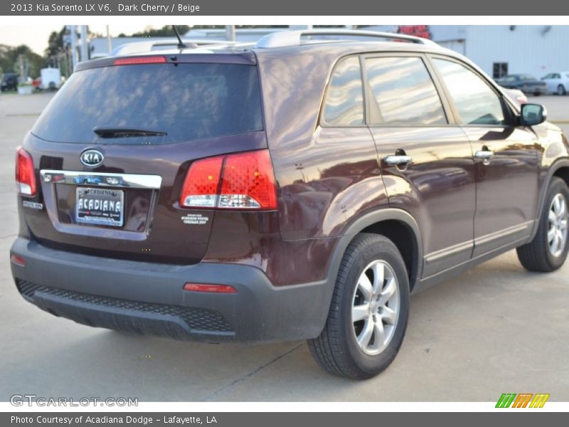 Dark Cherry / Beige 2013 Kia Sorento LX V6