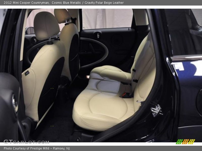 Cosmic Blue Metallic / Gravity Polar Beige Leather 2012 Mini Cooper Countryman