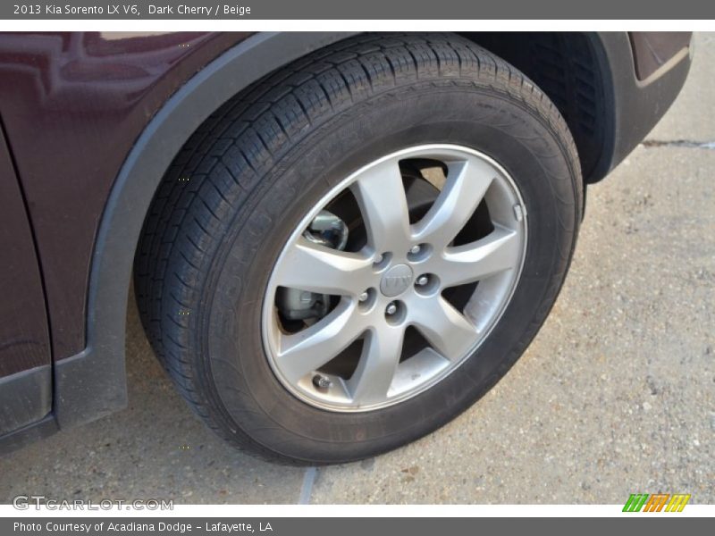 Dark Cherry / Beige 2013 Kia Sorento LX V6