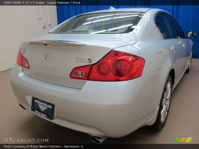 Liquid Platinum / Stone 2009 Infiniti G 37 x S Sedan