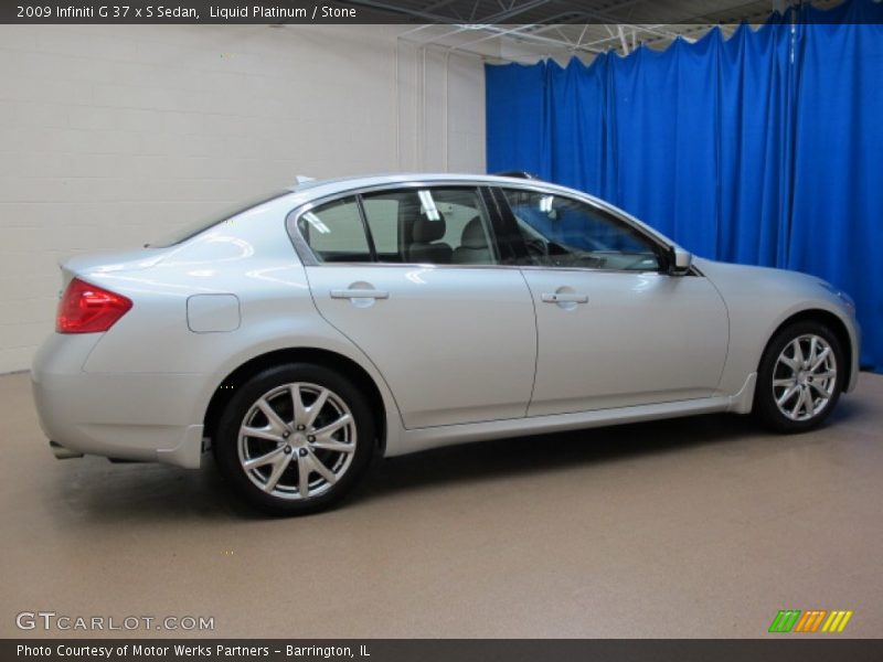Liquid Platinum / Stone 2009 Infiniti G 37 x S Sedan