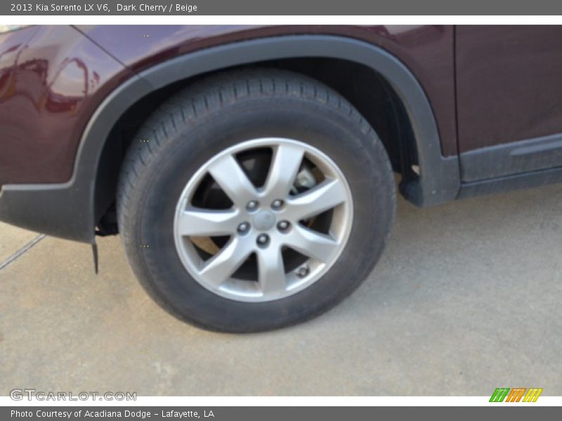 Dark Cherry / Beige 2013 Kia Sorento LX V6