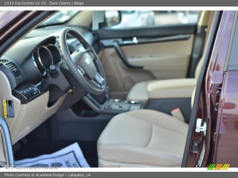 Dark Cherry / Beige 2013 Kia Sorento LX V6