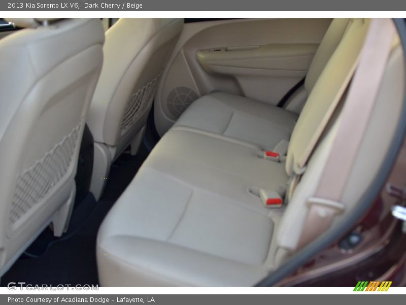 Dark Cherry / Beige 2013 Kia Sorento LX V6