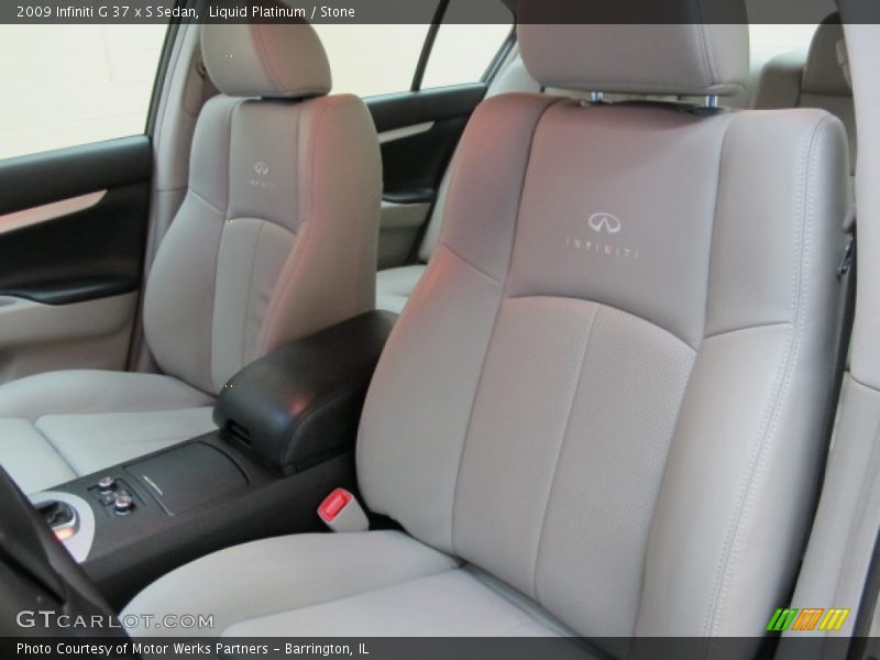 Liquid Platinum / Stone 2009 Infiniti G 37 x S Sedan
