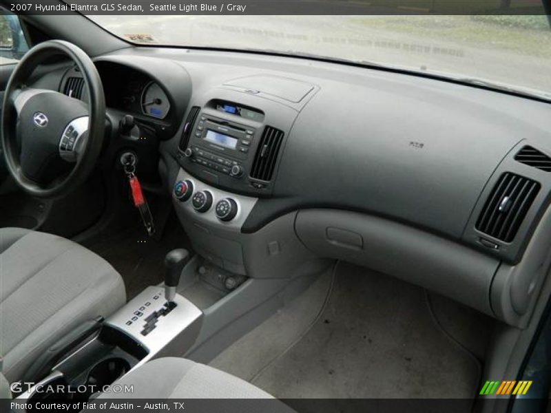 Seattle Light Blue / Gray 2007 Hyundai Elantra GLS Sedan