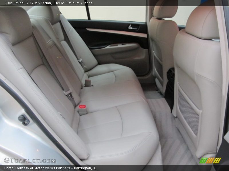 Liquid Platinum / Stone 2009 Infiniti G 37 x S Sedan