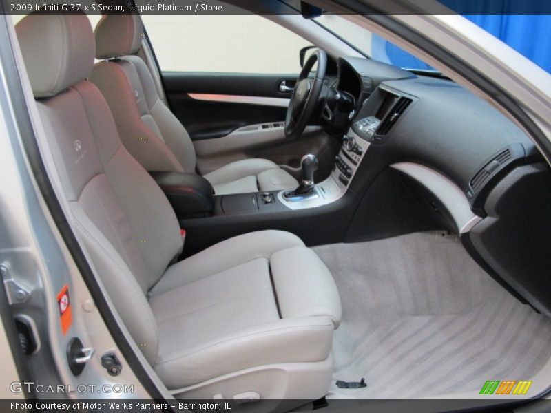 Liquid Platinum / Stone 2009 Infiniti G 37 x S Sedan