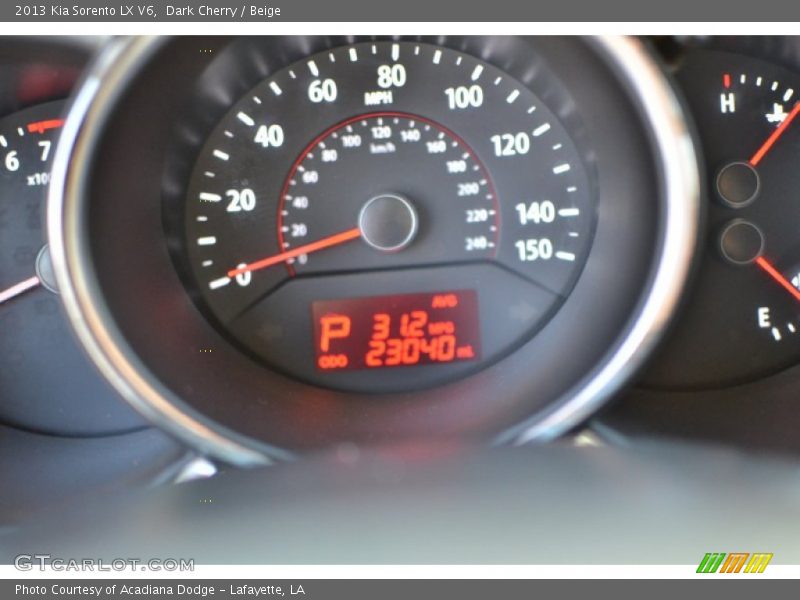 Dark Cherry / Beige 2013 Kia Sorento LX V6