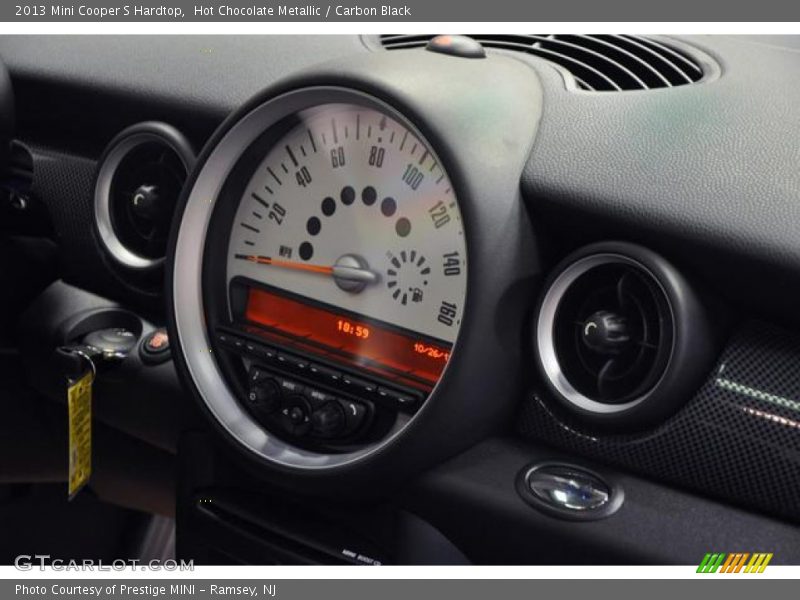 Hot Chocolate Metallic / Carbon Black 2013 Mini Cooper S Hardtop
