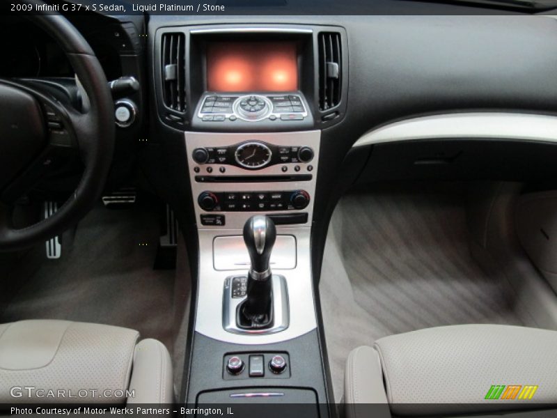 Liquid Platinum / Stone 2009 Infiniti G 37 x S Sedan