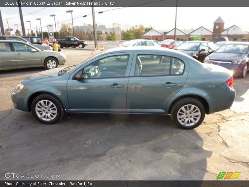 Silver Moss Metallic / Gray 2010 Chevrolet Cobalt LS Sedan