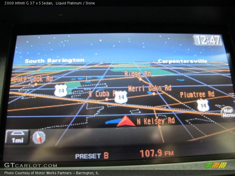 Liquid Platinum / Stone 2009 Infiniti G 37 x S Sedan
