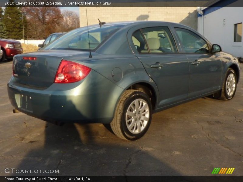 Silver Moss Metallic / Gray 2010 Chevrolet Cobalt LS Sedan