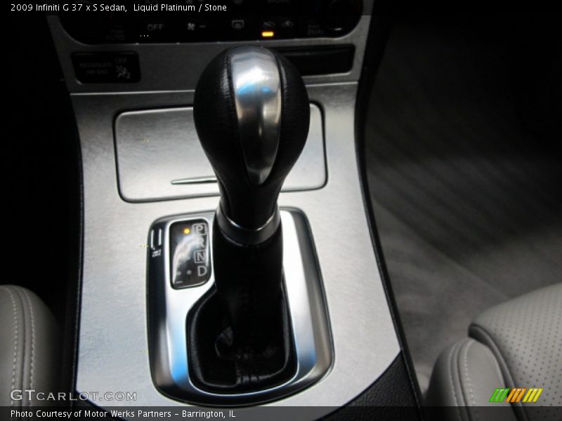 Liquid Platinum / Stone 2009 Infiniti G 37 x S Sedan