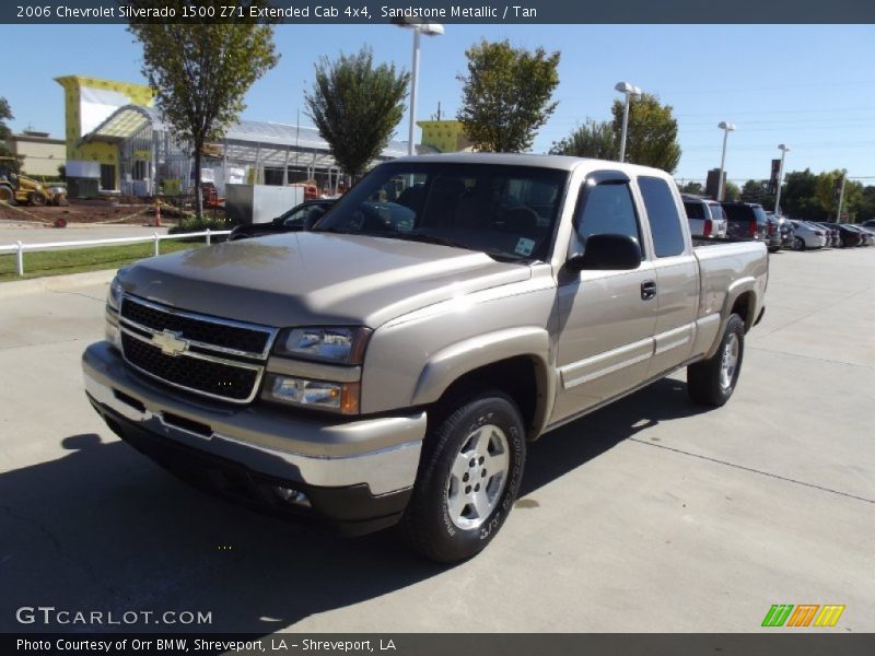 Sandstone Metallic / Tan 2006 Chevrolet Silverado 1500 Z71 Extended Cab 4x4