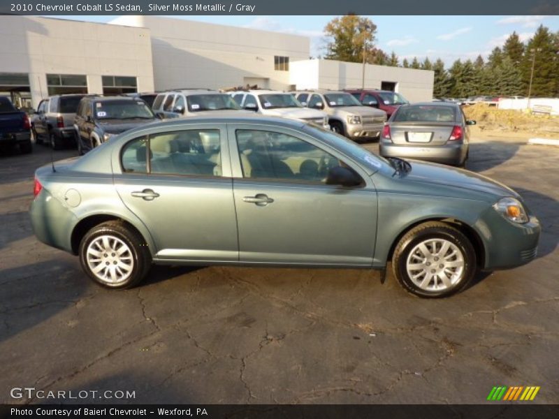 Silver Moss Metallic / Gray 2010 Chevrolet Cobalt LS Sedan