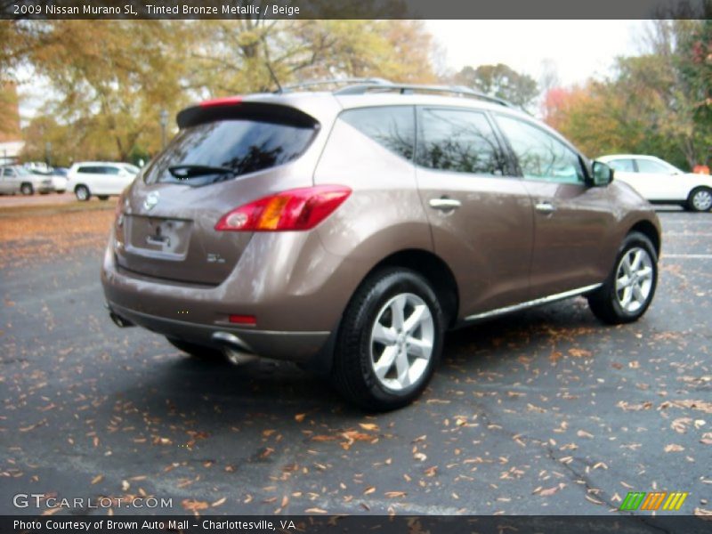 Tinted Bronze Metallic / Beige 2009 Nissan Murano SL