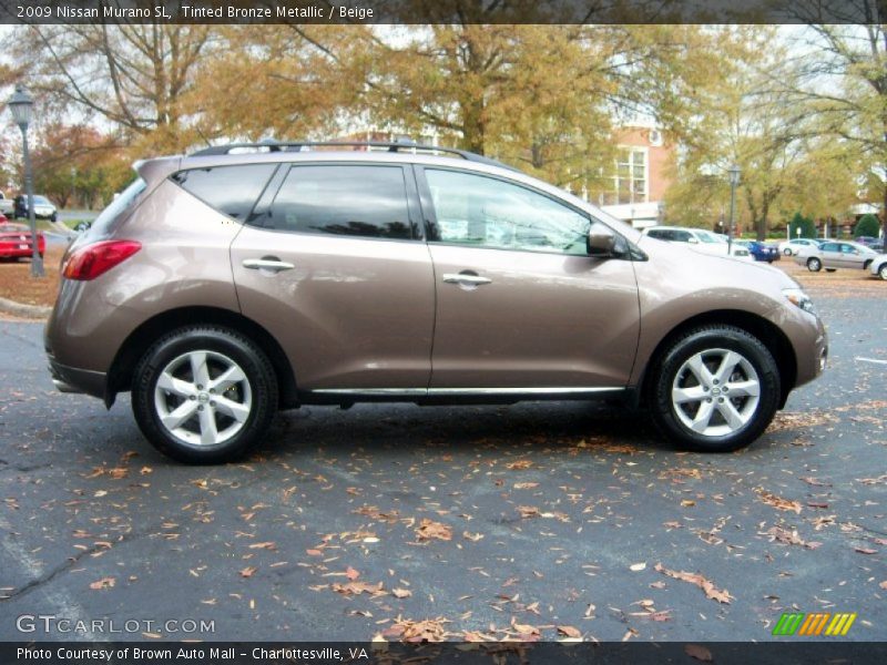 Tinted Bronze Metallic / Beige 2009 Nissan Murano SL