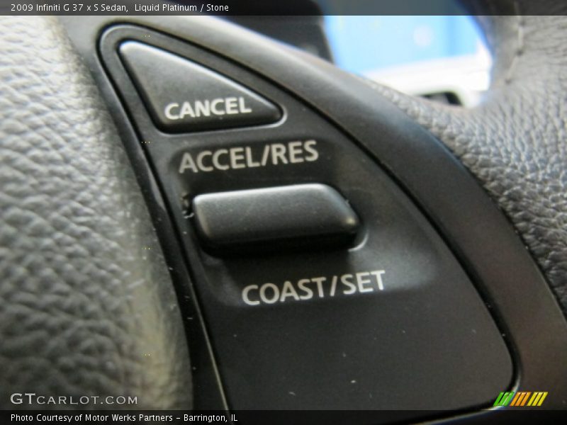 Liquid Platinum / Stone 2009 Infiniti G 37 x S Sedan
