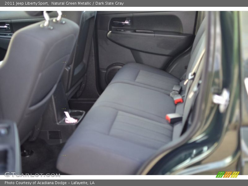 Natural Green Metallic / Dark Slate Gray 2011 Jeep Liberty Sport