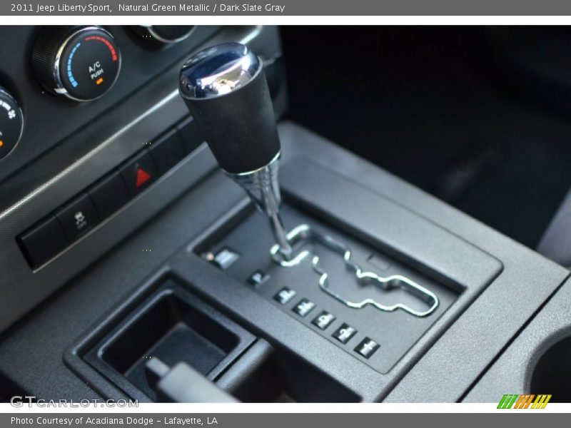 Natural Green Metallic / Dark Slate Gray 2011 Jeep Liberty Sport