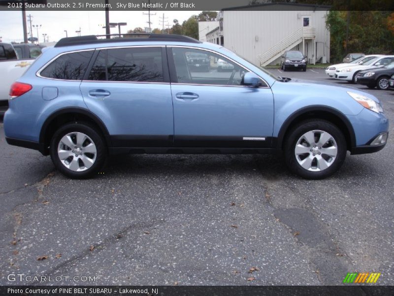 Sky Blue Metallic / Off Black 2012 Subaru Outback 2.5i Premium