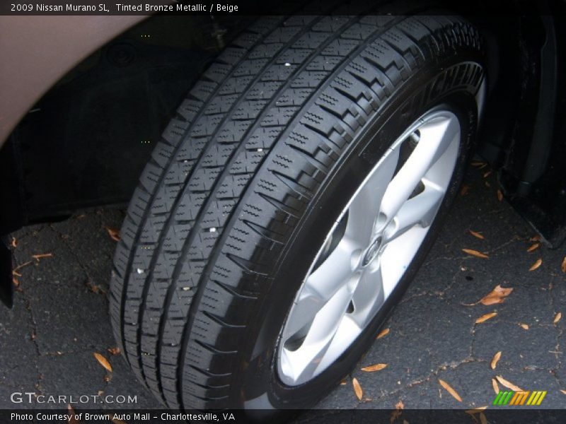 Tinted Bronze Metallic / Beige 2009 Nissan Murano SL