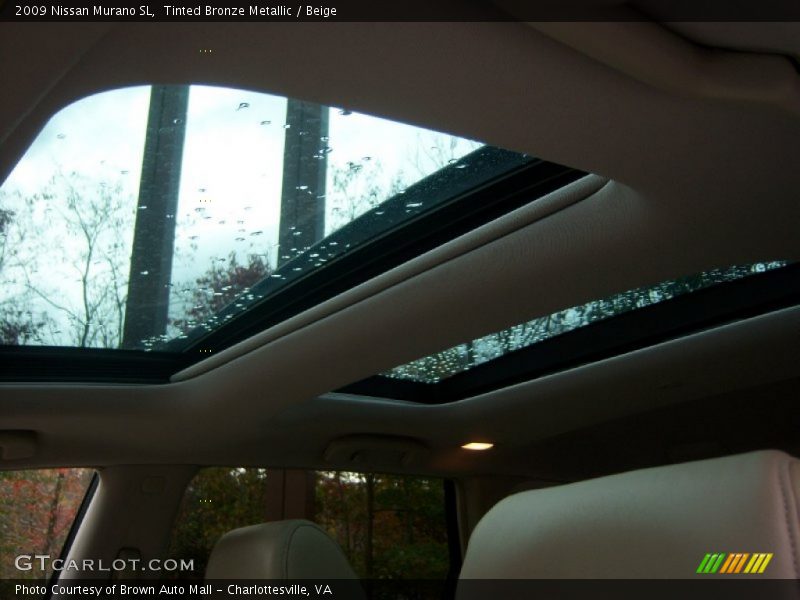 Tinted Bronze Metallic / Beige 2009 Nissan Murano SL