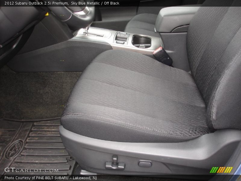 Sky Blue Metallic / Off Black 2012 Subaru Outback 2.5i Premium