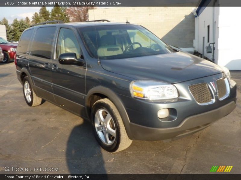 Stealth Gray Metallic / Gray 2005 Pontiac Montana MontanaVision