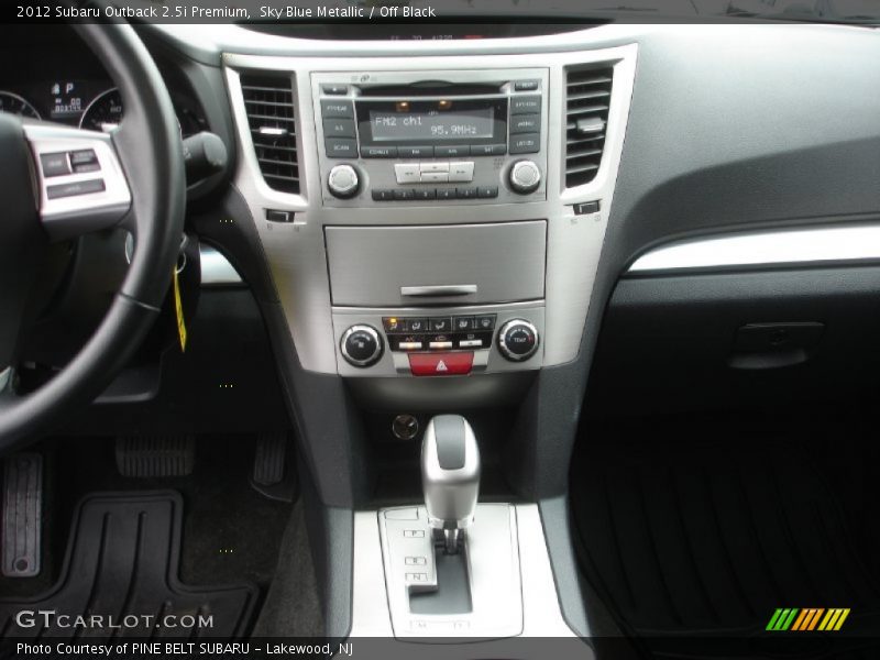 Sky Blue Metallic / Off Black 2012 Subaru Outback 2.5i Premium