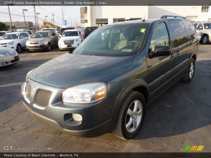 Stealth Gray Metallic / Gray 2005 Pontiac Montana MontanaVision