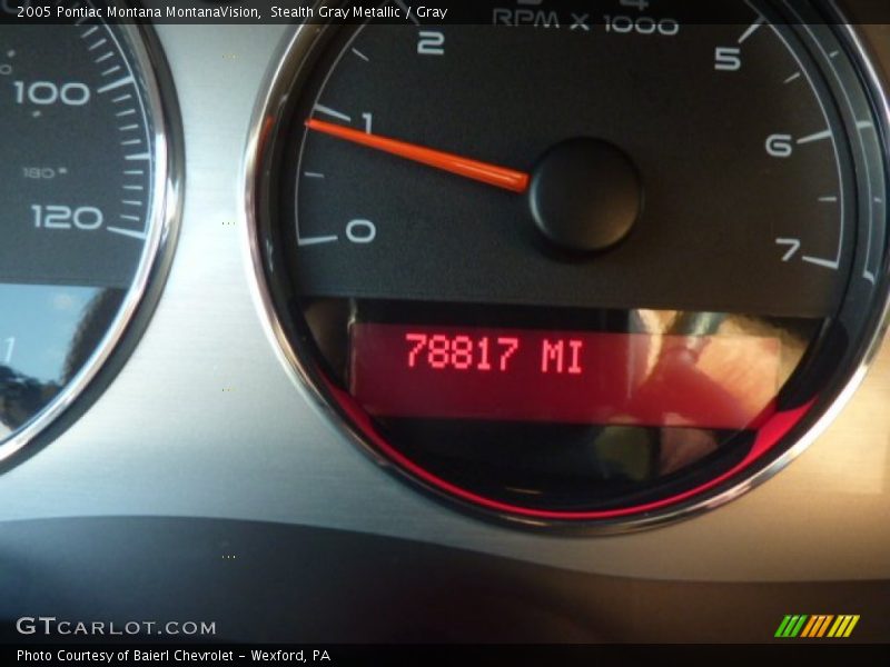 Stealth Gray Metallic / Gray 2005 Pontiac Montana MontanaVision