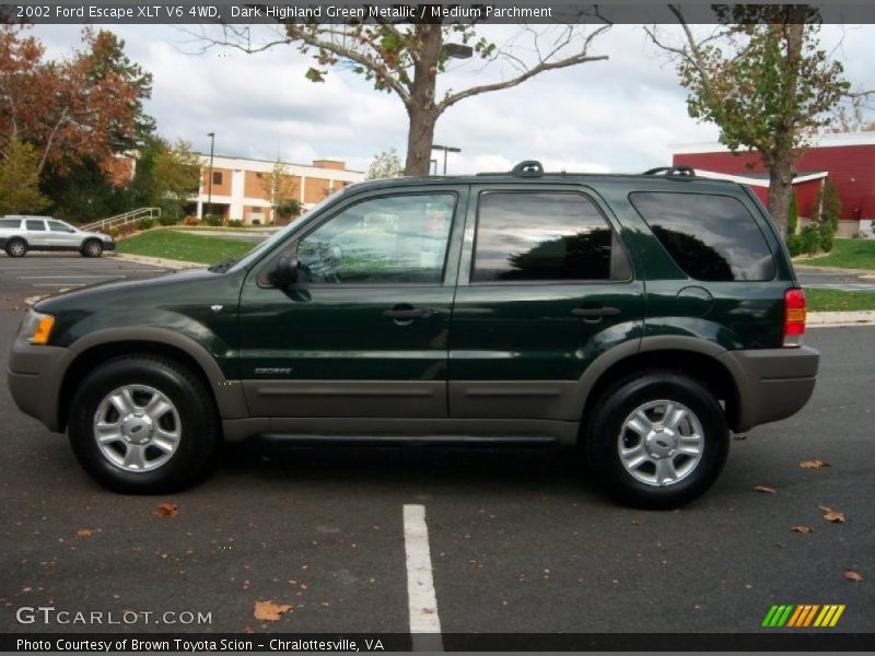  2002 Escape XLT V6 4WD Dark Highland Green Metallic
