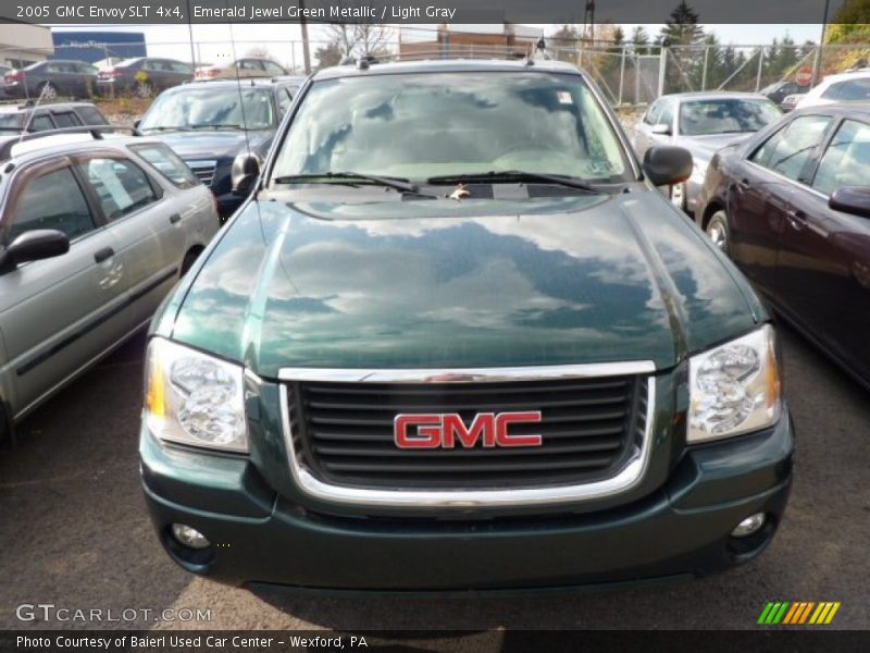 Emerald Jewel Green Metallic / Light Gray 2005 GMC Envoy SLT 4x4