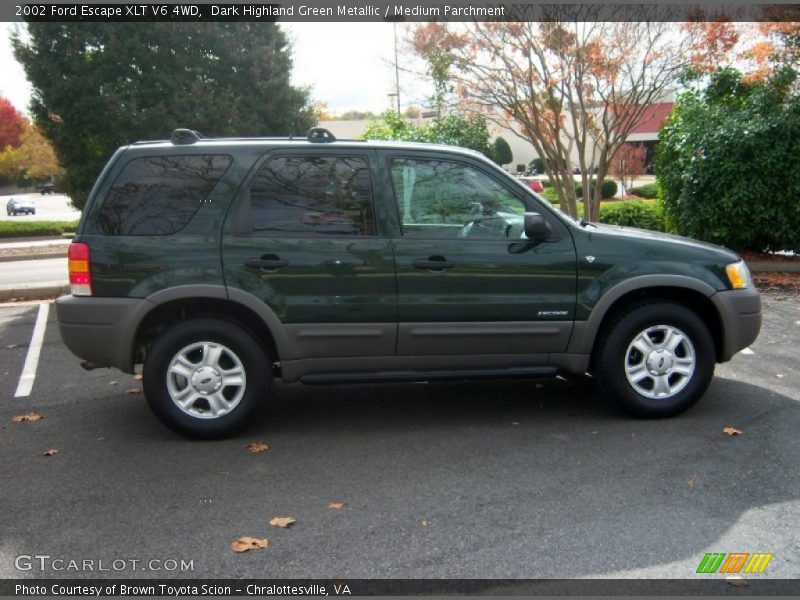  2002 Escape XLT V6 4WD Dark Highland Green Metallic