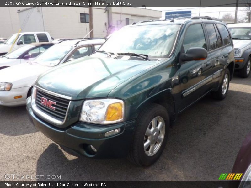 Emerald Jewel Green Metallic / Light Gray 2005 GMC Envoy SLT 4x4