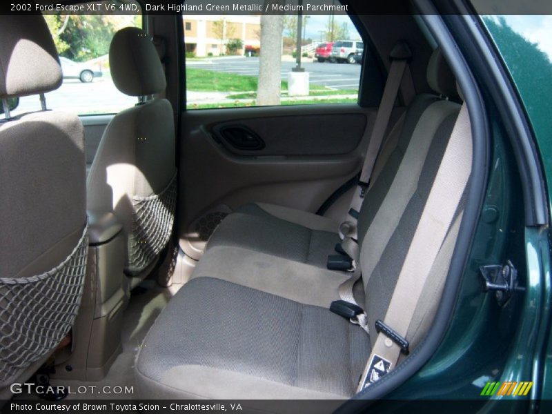 Rear Seat of 2002 Escape XLT V6 4WD