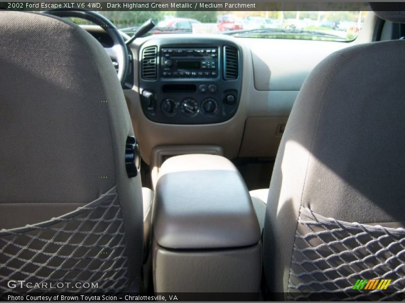 Dark Highland Green Metallic / Medium Parchment 2002 Ford Escape XLT V6 4WD
