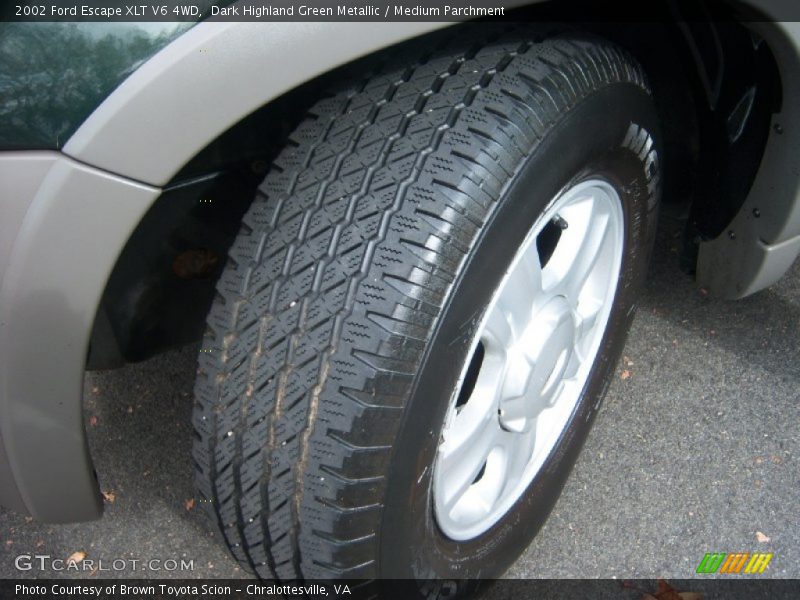 Dark Highland Green Metallic / Medium Parchment 2002 Ford Escape XLT V6 4WD
