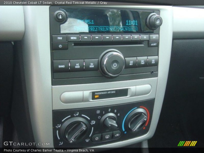 Crystal Red Tintcoat Metallic / Gray 2010 Chevrolet Cobalt LT Sedan