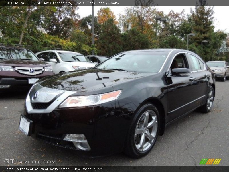 Crystal Black Pearl / Ebony 2010 Acura TL 3.7 SH-AWD Technology