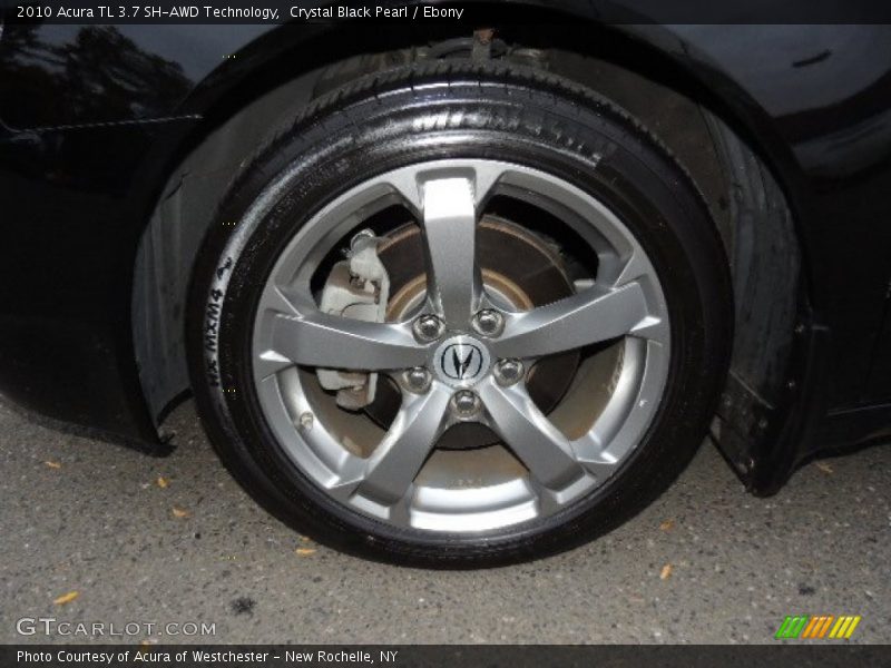 Crystal Black Pearl / Ebony 2010 Acura TL 3.7 SH-AWD Technology