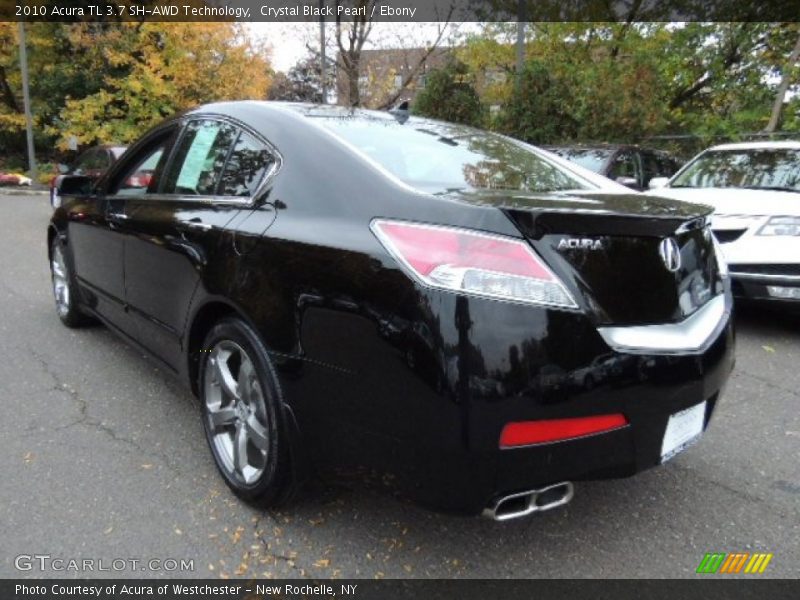 Crystal Black Pearl / Ebony 2010 Acura TL 3.7 SH-AWD Technology